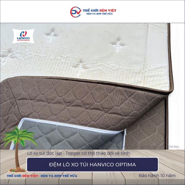 Đệm lò xo Hanvico Optima